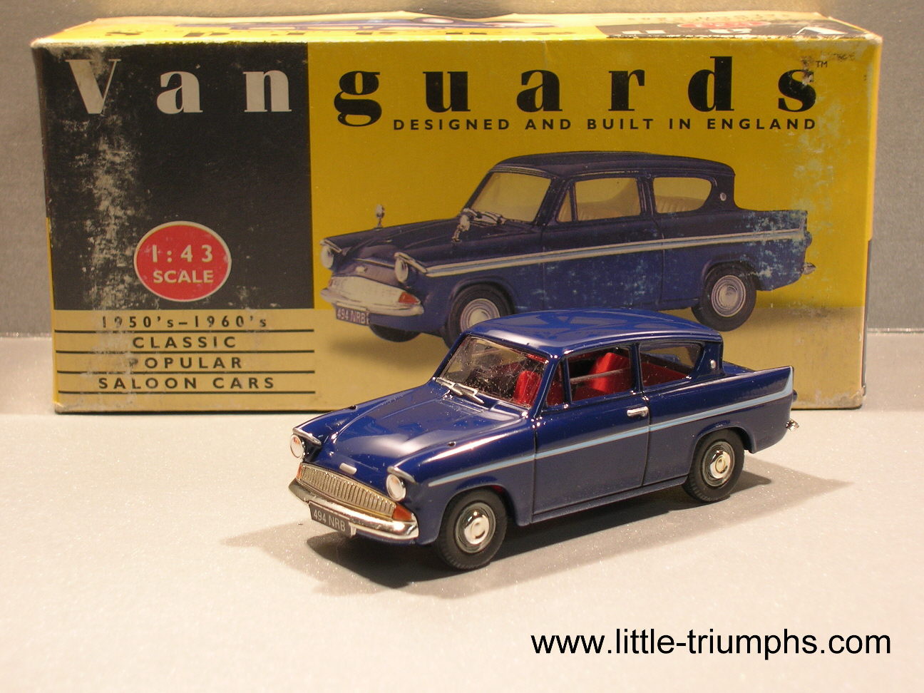 Ford Anglia - Navy Anglia -
